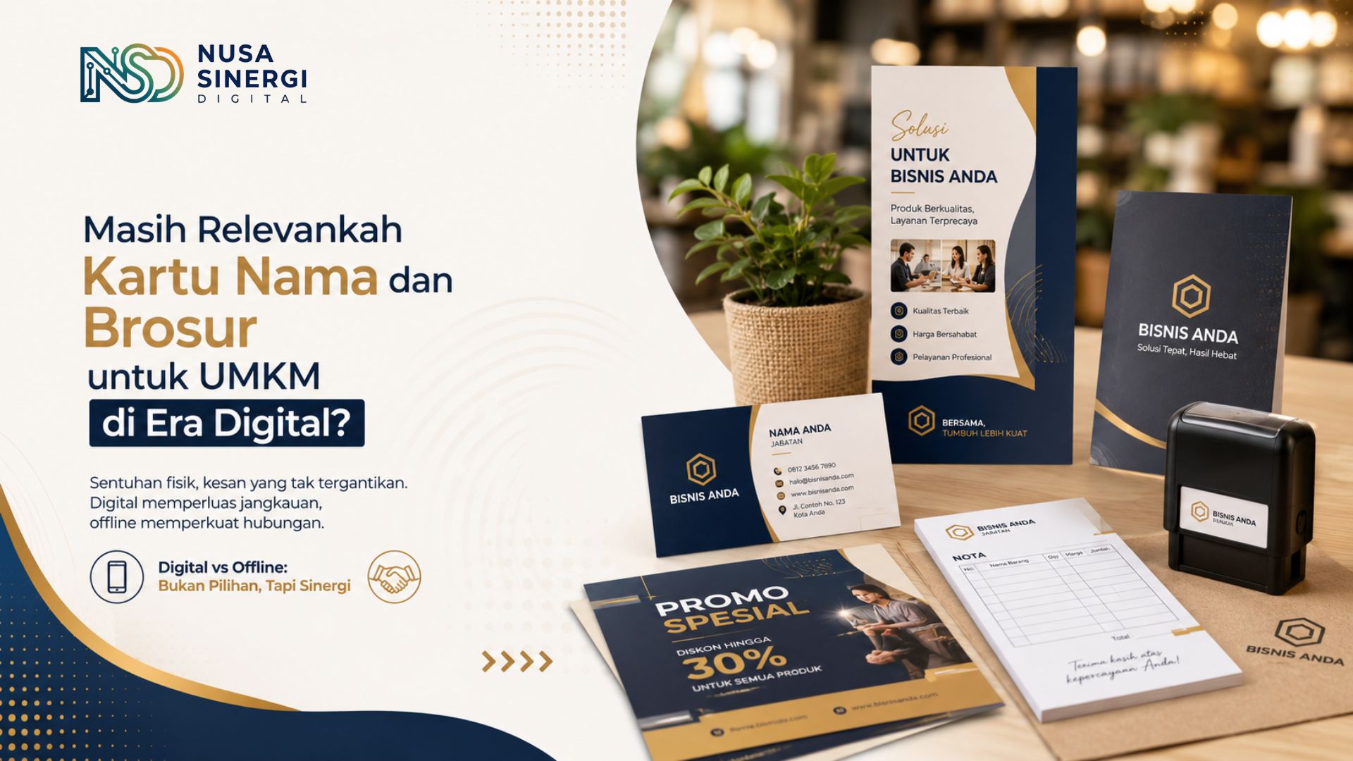 Masih Relevankah Kartu Nama dan Brosur untuk UMKM di Era Digital?